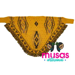Mazamitla Poncho - Traditional Mexican Clothing Accessory