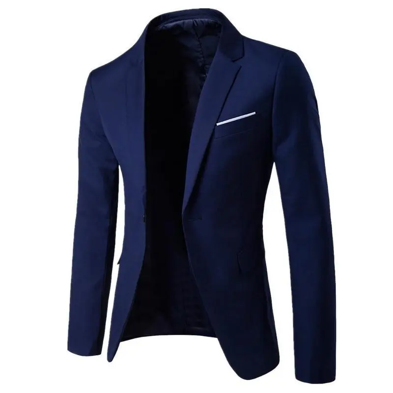 Men's Slim Fit Blazer, Classic Korean Style Single Button Sporty Jacket for Business Casual, Weddings, and Formal Wear, Shirts, Menswear, Jeans