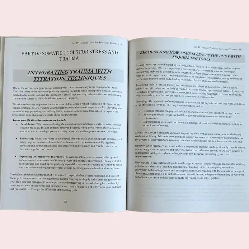 Somatic Therapy Workbook Exercises to Treat Trauma, Complex PTSD and Dissociation: Mindfulness, Self-Compassion, and the Mind-Body Approach to Reduce Stress and Heal Trauma Somatic Therapy Workbook Exercises to Treat Trauma, Complex PTSD and Dissociation: Mindfulness, Self-Compassion, and the Mind-Body Approach to Reduce Stress and Heal Trauma