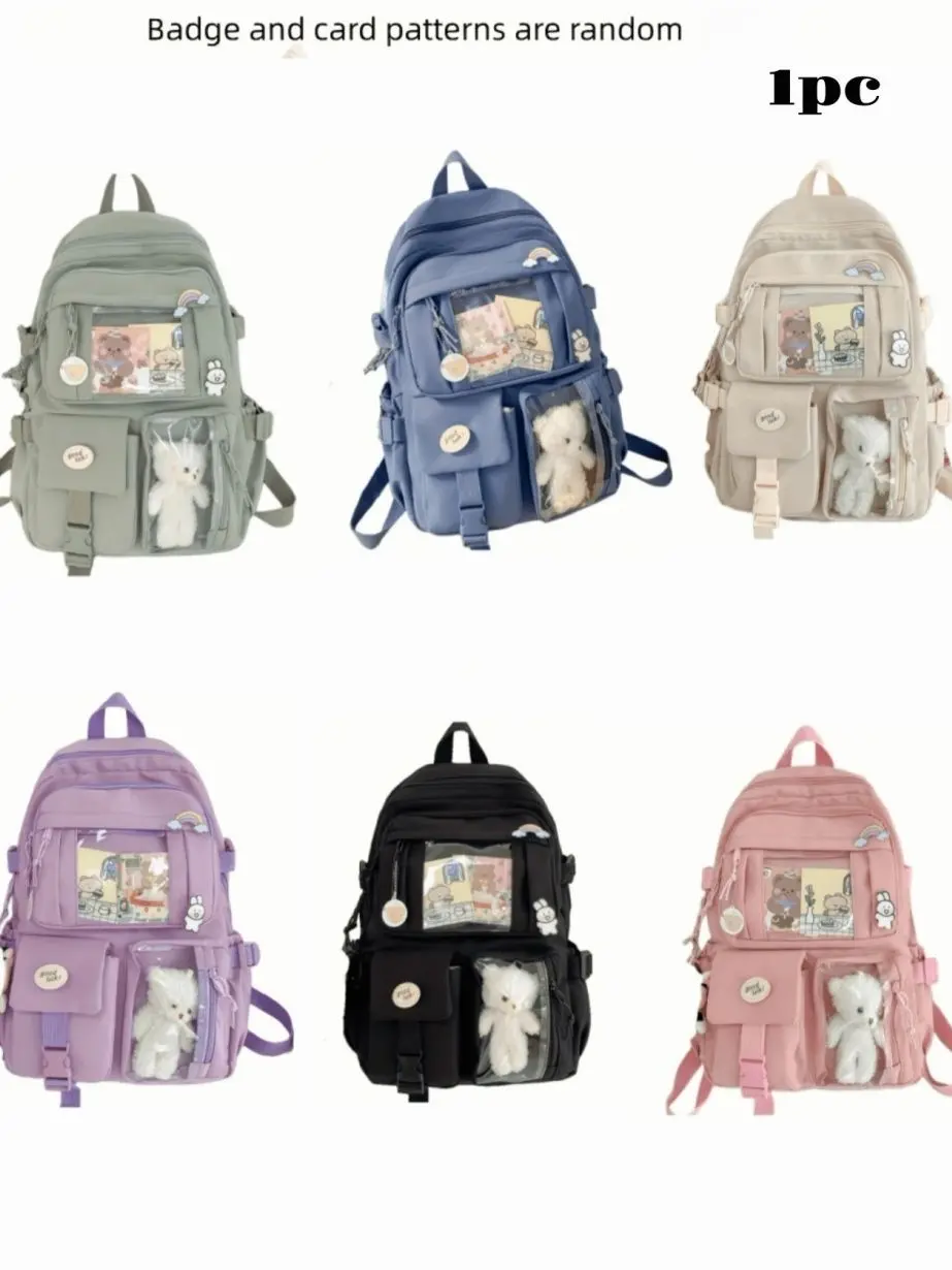 Large Capacity Classic Commuter Backpack, Versatile Lightweight Travel Bookbag For School & Daily Use
