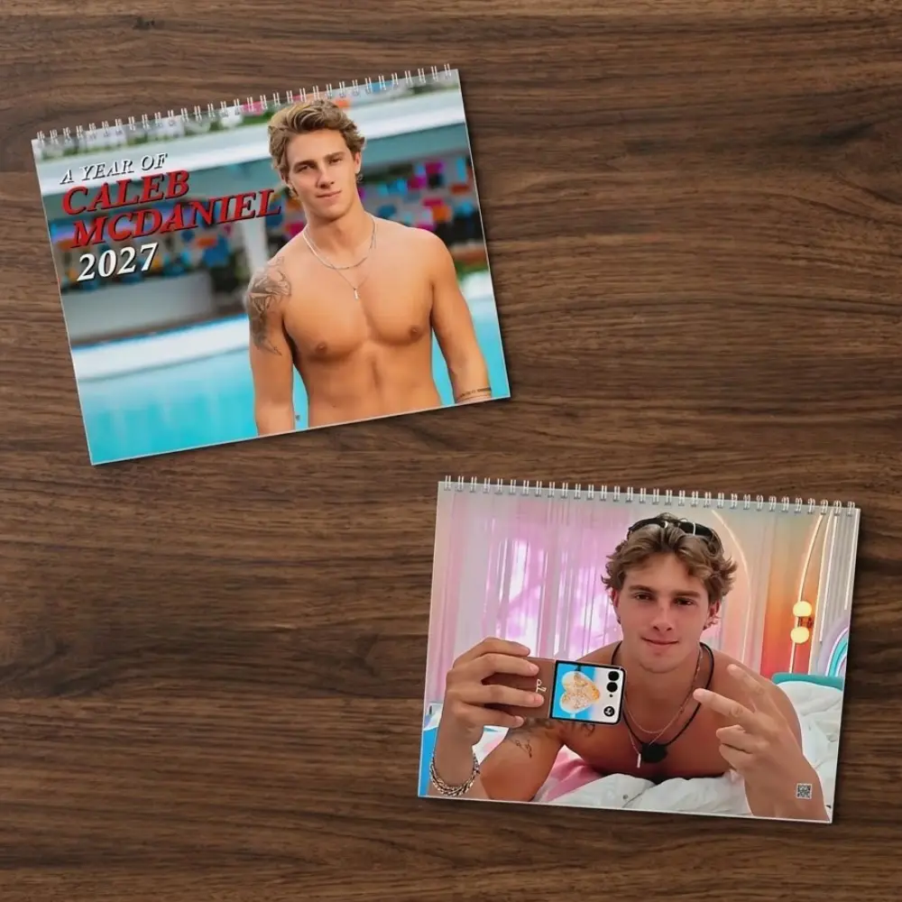Caleb Fan Favorite Wall Calendar 2027 | Reality Show Inspired Photo Calendar | 12 Month Decorative Desk & Wall Calendar Gift