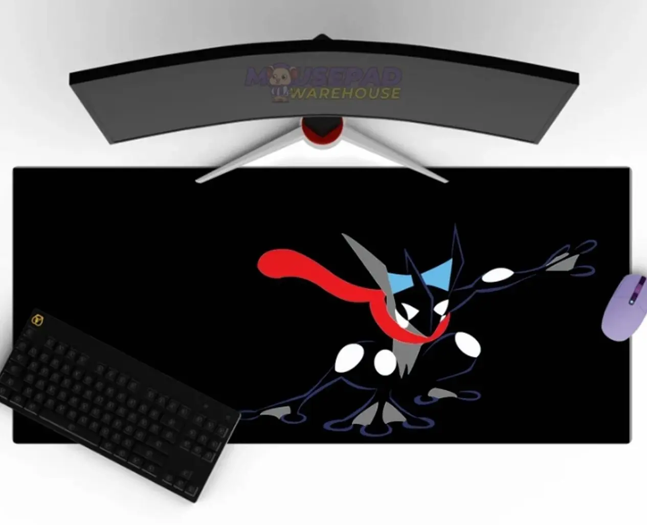 Greninja Dark Silhouette Mousepad