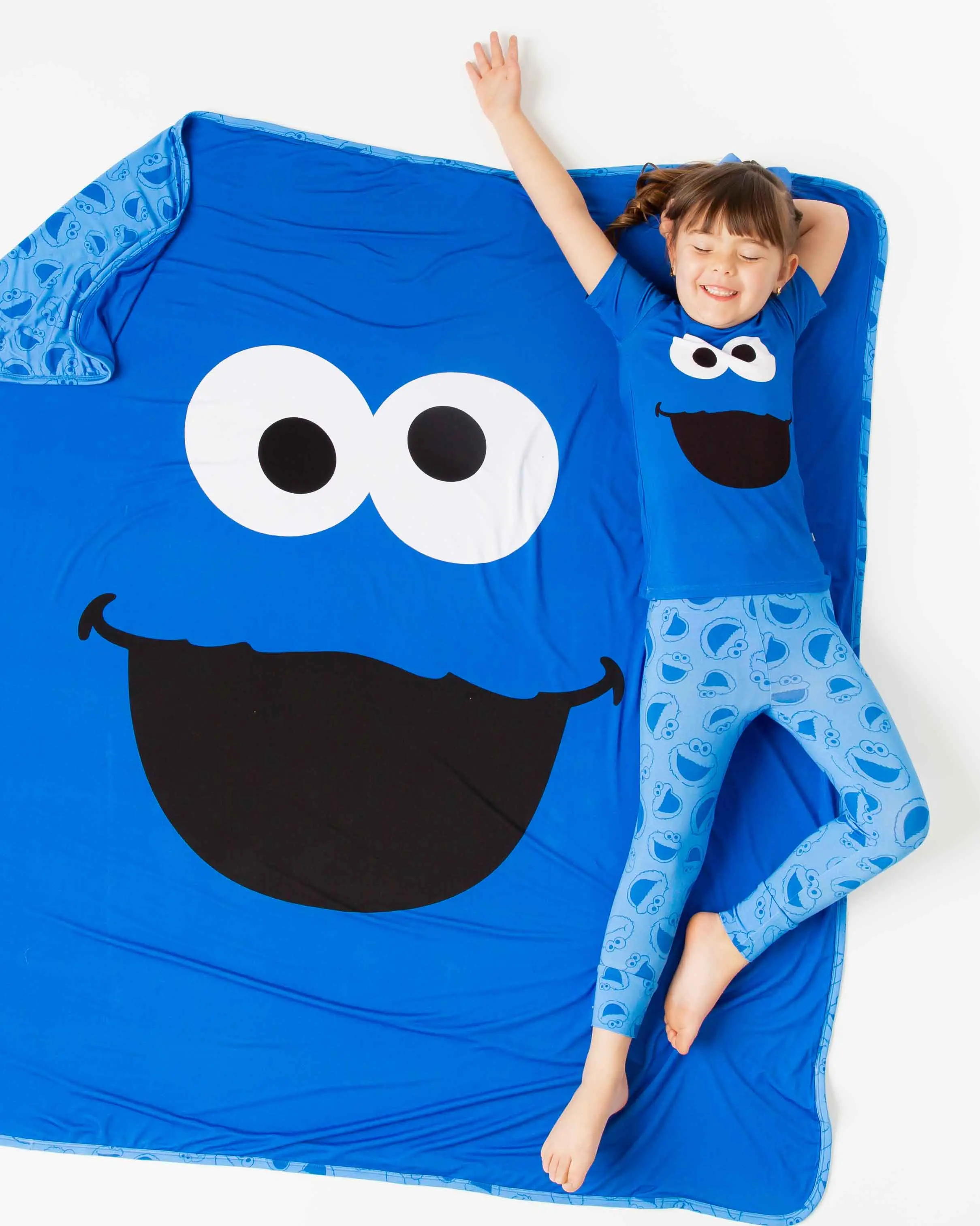 Sesame Street Cookie Monster Short Sleeve Pajama Set