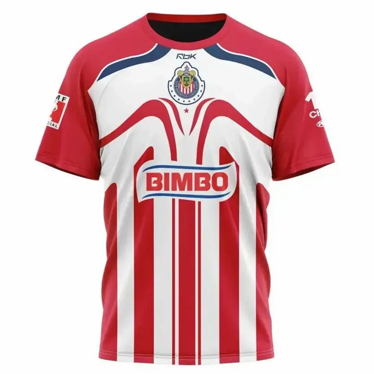 Chivas Guadalajara 2006/07 Retro Red Liga MX Classic Soccer Jersey - Sizes S-XL, Football Fan Matchday Gift Shirt