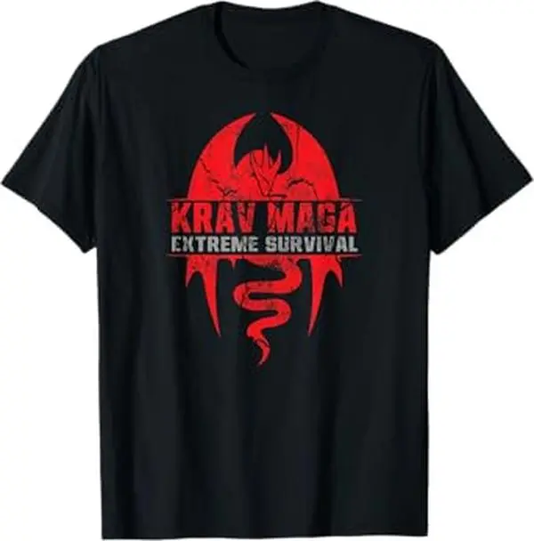 Krav Maga Self Defense Israel Forces IDF Men Tee Gift Unisex T-Shirt Cotton Menswear Man Classic