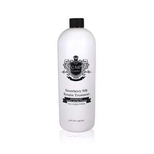 CMR COSMETICS Keratin Treatment Strawberry Silk, Multi-Benefit Treatment, Revitalize, Repair, and Smooth - Professional Hair Care - Frizz Control - Hydrating Formula