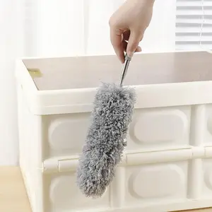 Multi functional extendable long handle household fiber dust collector