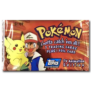 Topps “TV Animation Edition” 1999 Booster Pack