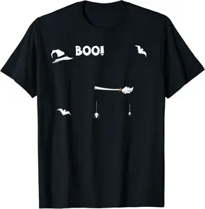 Ghost: Boo! - Halloween Sayings T-Shirt - Tomasleza Shop 52B0BJZB3WNX