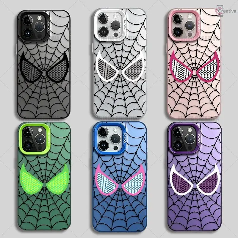 [Copy of] Creative Spider-Man Pattern Phone Case for iPhone 15 Pro, 16, 17 Pro Max, 13, 14 Plus, 12, 11, 17 Air. Drop-resistant, durable and shockproof protective cover. Compatible with Samsung A15, A55, A56, A54, A50, S26, S25 Ultra, S24 Plus. Stylish lo