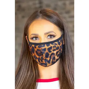 Amber Leopard Face Mask (No Filters)