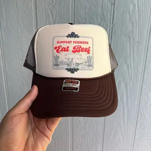 Support farmers eat beef Trucker hat