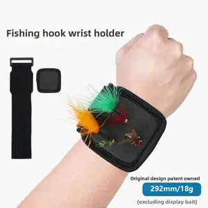 Portable Fishing Hook Wrist Strap Magic Lure Fly Hook Storage Wristband