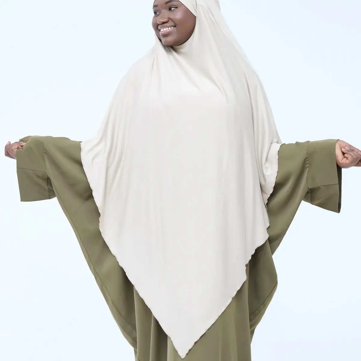 Cotton jersey khimar