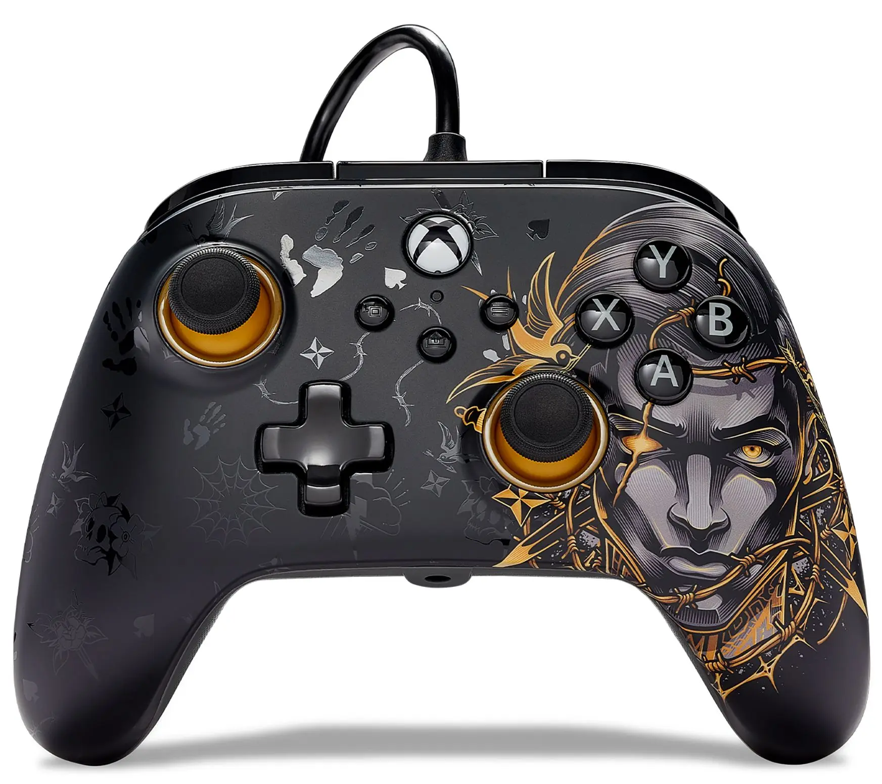 QVC PowerA Advantage Wired Controller for Xbox Series X (XBSX) - Midas Gaming Console Accessory QVC PowerA Advantage Wired Controller for Xbox Series X (XBSX) - Midas Gaming Console Accessory