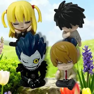 Aixlan DEATH NOTE Figure Yagami Light 4cm MisaMisa Rem PVC Action Figure Amine Birthday Gift Collectible Figurine
