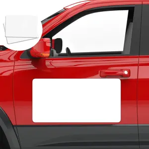Pack Blank Car Door Magnet Sticker, Rounded Corners Magnetic Vehicle Sign, Perfect Magnet for Car to DIY Advertise Business and Cover Company Logo, Personalized Magnet Decal (x inch)