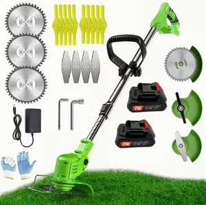 Cordless Handheld Electric Lawnmower - Small, Portable Rotary Garden Tool for Home Use, Multi-Purpose Weeder
