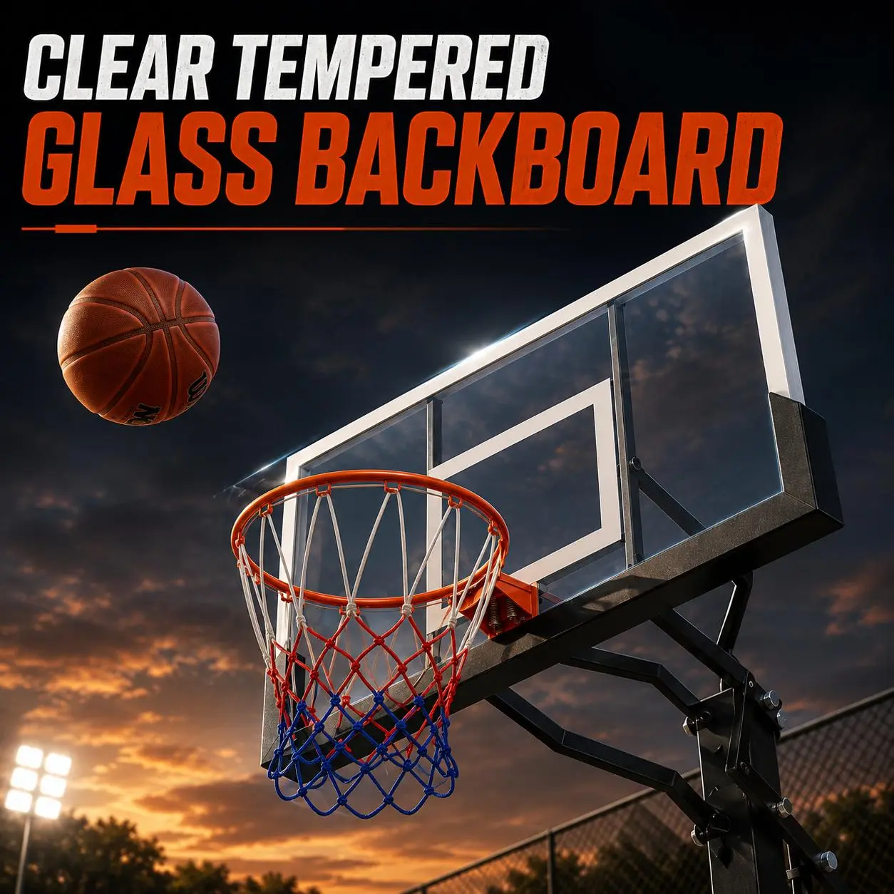 Efficraft In-Ground Basketball Hoops Outdoor Adjustable Height System,Gym Stuff，Exercise Equipment,Inground Basketball Hoop W/Pro-Style Breakaway Rim, 54'' Tempered Glass Backboard for Basketball Hoop In Ground Outdoor jordan signatures him mey