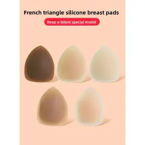 No Bra? No Problem Silicone Nipple Covers, Triangle Lift & Ultra-Thin, Self-Adhesive, Invisible Under White Tees, Reusable, Sweat-Proof, Stays Put All Day