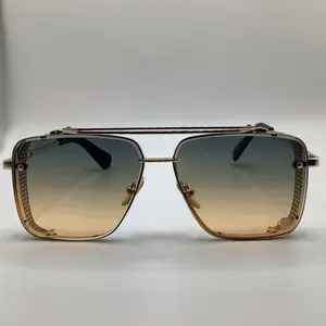 You're So Golden Lavé Shade Sunglasses with Gold-Tone Frame, UV400 Lenses, Lightweight Acrylic Lenses, Classic Design