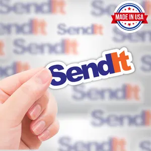 Send It Funny FedEx Sticker - Vinyl Decorative Pack, Waterproof Print, Made in USA