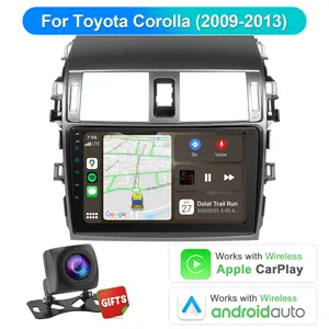 IYING 9 Inch Touch Screen Android 13 Car Radio For 2009-2013 Toyota Corolla with Wireless CarPlay Android Auto Bluetooth/GPS/WiFi/SWC/DSP/AM/FM