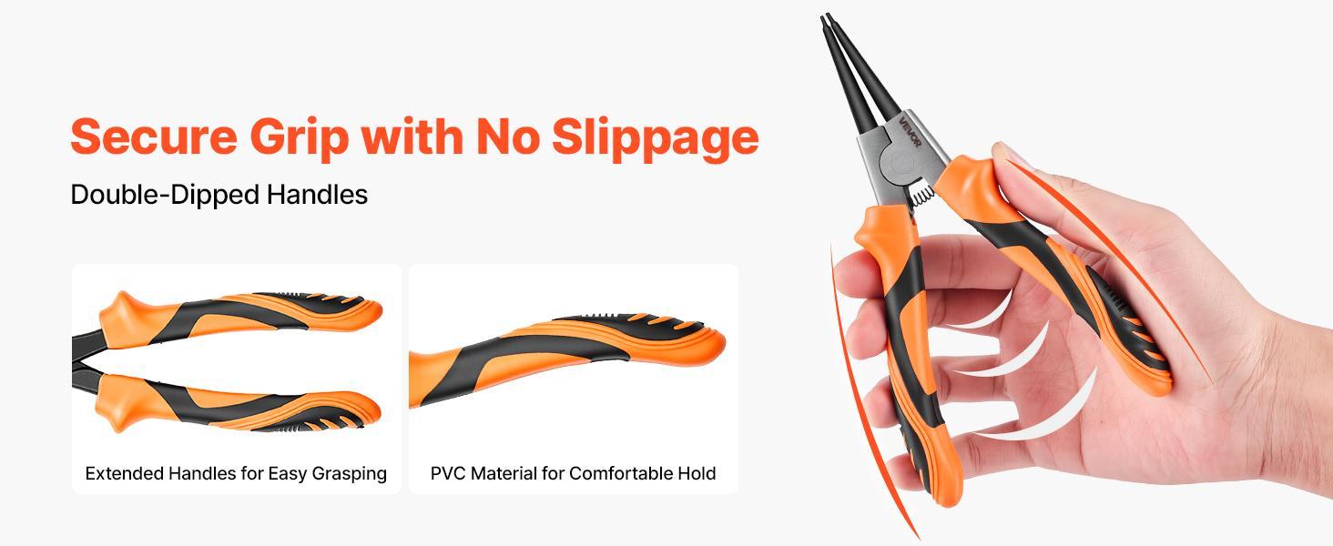 VEVOR 20-Piece Pliers Set, Polished Carbon Steel Jaw Hand Tools with 2-Pack Organizer Rack - Locking, Long Nose, Diagonal, Groove Joint, Snap Ring, Slip Joint Pliers for DIY, Home Repairs, Locking Pliers
