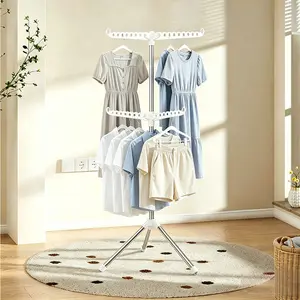 Foldable Clothes Drying Rack | Drying Rack Clothing,Laundry Drying Rack,| Metal Collapsible Portable Dryers For Laundry | Use For Indoor & Outdoor |Can Accommodate Multiple Pieces Of Clothing, Clothing Storage And Organization Artifact, Drying Racks
