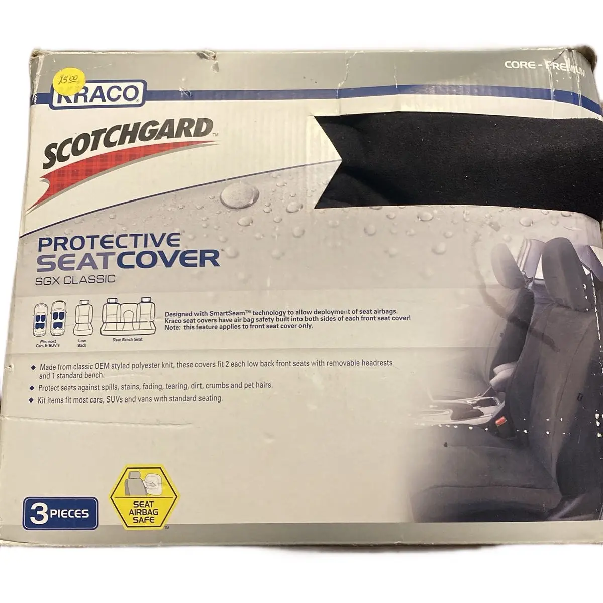 Scotchgard protective seat cover SGX classic