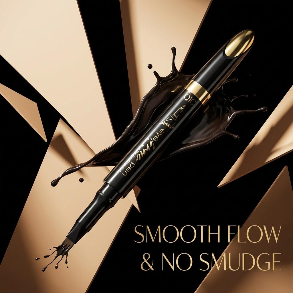 4-Tip Microblading Eyebrow Pen, Waterproof Brow Marker for Natural Hair-Like Strokes, Quick-Dry Smudge-Resistant，Easy to Use Microblade Eyebrow Pencil Eyebrow Brush