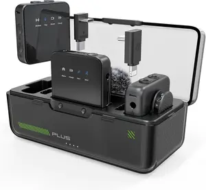 Lavalier Microphone 2 Pack, Microphone,Compatible with ,Android,Camera,iPad,Tablet,PC,Noise Cancel,Echo, Lapel Mic for Video Recording,Stream,Vlogs