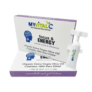 MyVitalC Focus & Energy Single Shots - 10 Day Supply Healthcare Fitness Edible Supplement