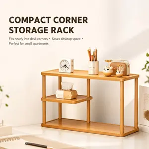 Multi layer thick desktop storage rack, durable and practical for placing daily and office supplies, suitable for office and study organization, Desk Organizer Tidy
