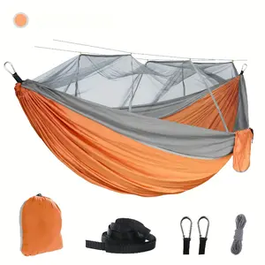 [3-in-1 Hammock] 3-in-1 Double Hammock with Mosquito Net | Camping Hammock for Backpacking, Travel, And Park durable