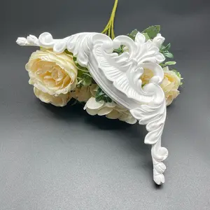 PU Line Decorative Flower Molding Model, Living Room Wall Corner Decoration, Polyurethane Foam Material, Ceiling Building Supplies
