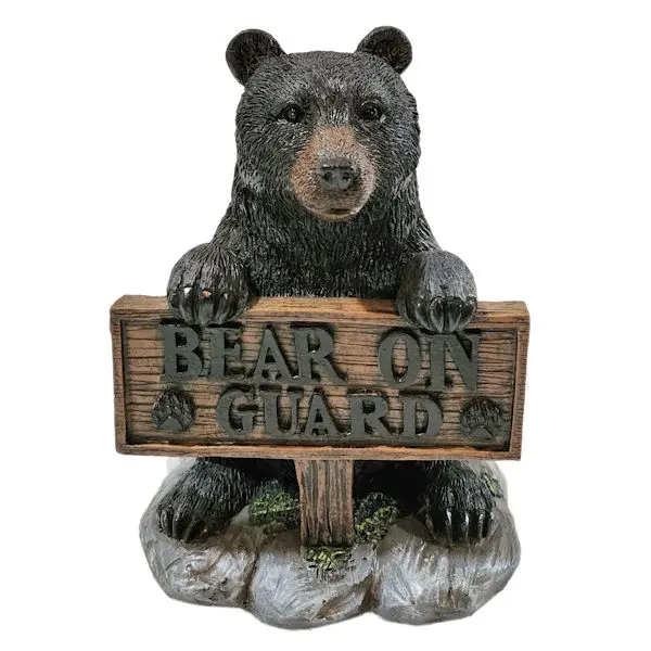 De Leon Collections 10952 Bear On Guard Figurine Decor