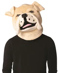 Bulldog Mascot Head Costume