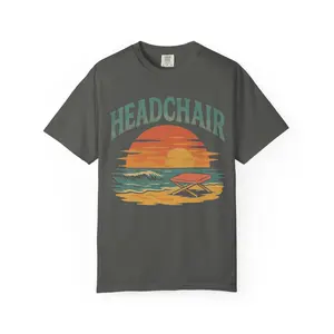 Sunset on the Beach - Retro Comfort Colors Surf Tee Shirt