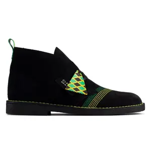 Clarks Desert Boot - Jamaica - Black Multi - 26155917 - Men's