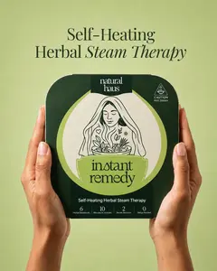 Natural Haus Instant Remedy | Self-Heating Herbal Steam Therapy