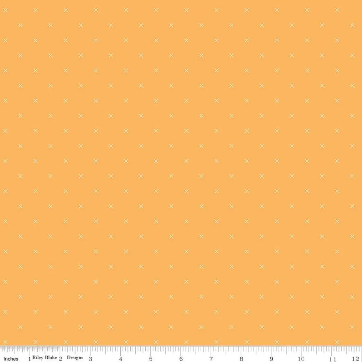 Fabric Riley Blake Basics Daisy Bee Cross Stitch by the Quarter Yard C745-DAISY