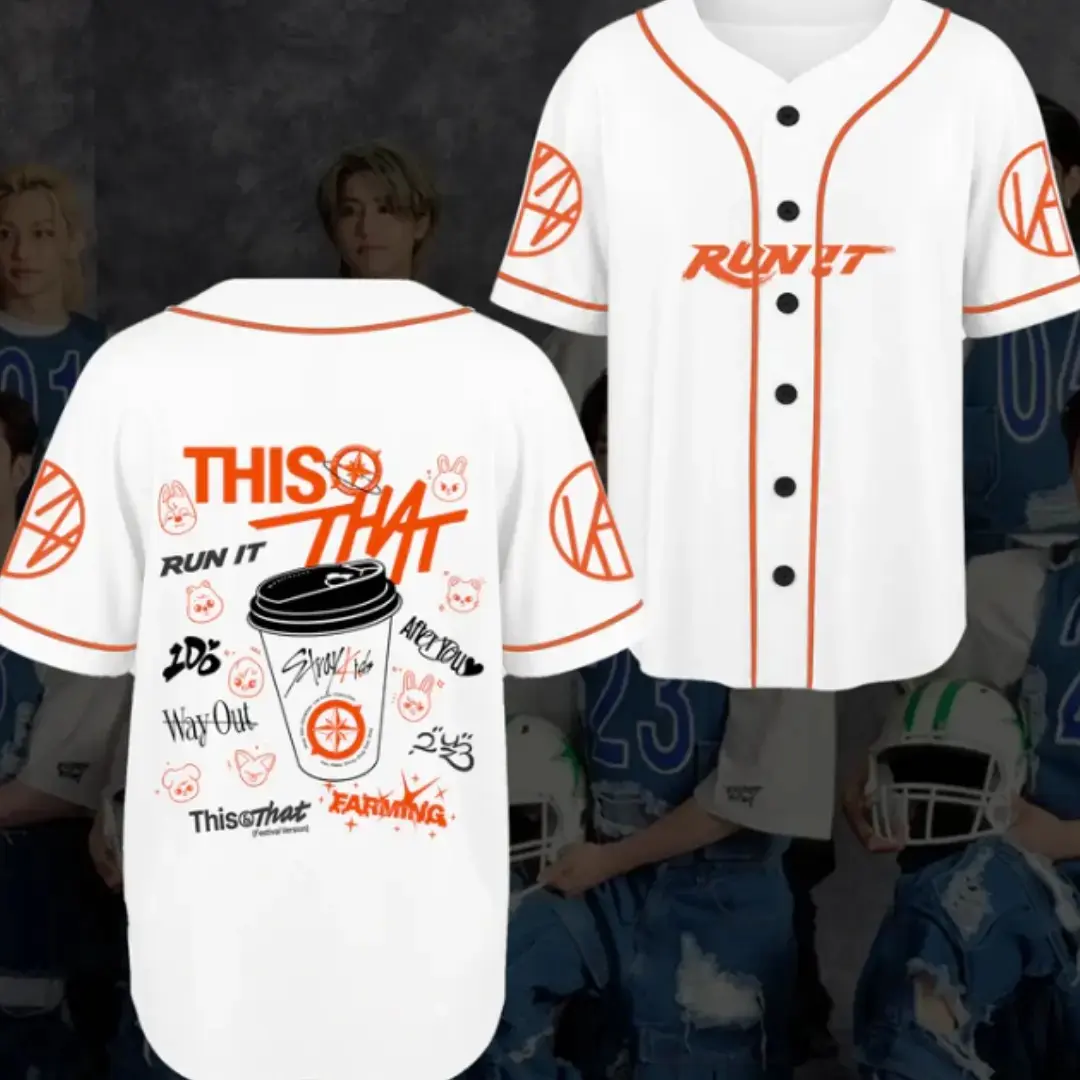 Doodle Jersey This And That Album Fan Outfit, This And That Album Jersey Kpop Fan Outfit