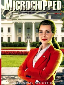 HARD COVER EDITION!  Microchipped - A Political Thriller by Amy J. Courter Signed Paperback Novel Suspense Book Club Fiction Twisty Story