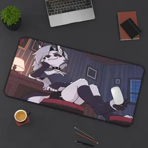 Helluva Boss Loona Waifu Playmat Large Gaming Mouse Pad Desk Mat for Keyboard & Mouse
