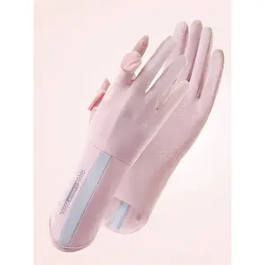 UV Protection Gloves Women's Driving Gloves for Cycling, Sun Protection Gloves with Fingertip Openings for Touching Touch Screen
