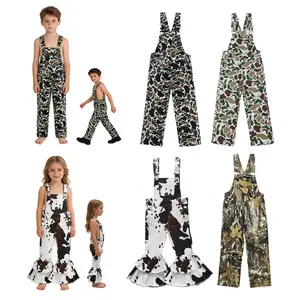 Cocokids Boy's Summer Denim Jumpsuit Toddler Boy Camo Hunting Overalls Kids Clothing for Little Adventurers