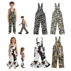 Cocokids Boy's Summer Denim Jumpsuit Toddler Boy Camo Hunting Overalls Kids Clothing for Little Adventurers