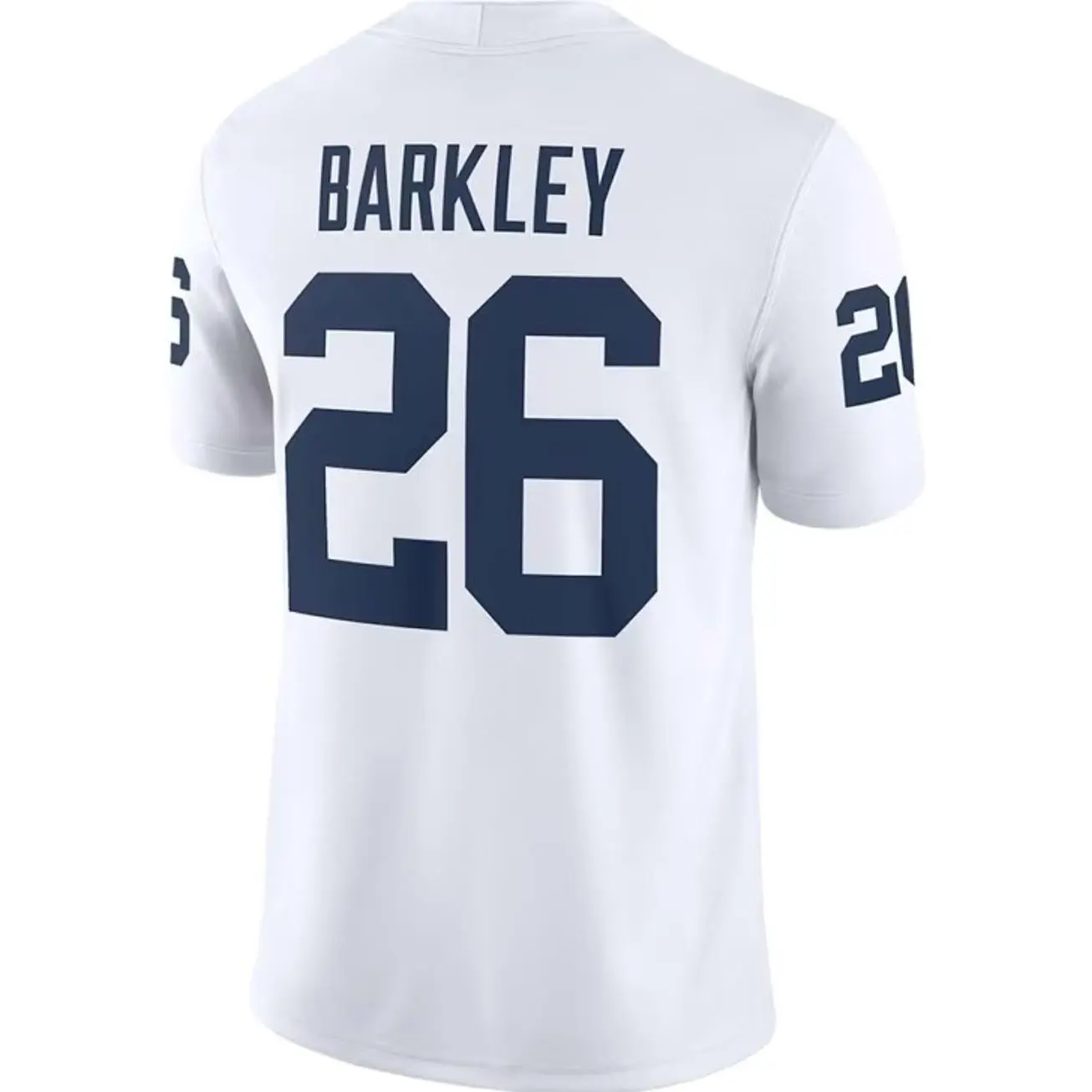 Mens College Football #26 Saquon Barkley Penn State Nittany Lions White Home Football Jersey