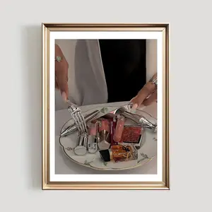 Girl Dinner Print, Trendy Art Prints, Fashion Wall Art, Chic Bedroom Wall Art, Girly Room Decor Gift Hanging